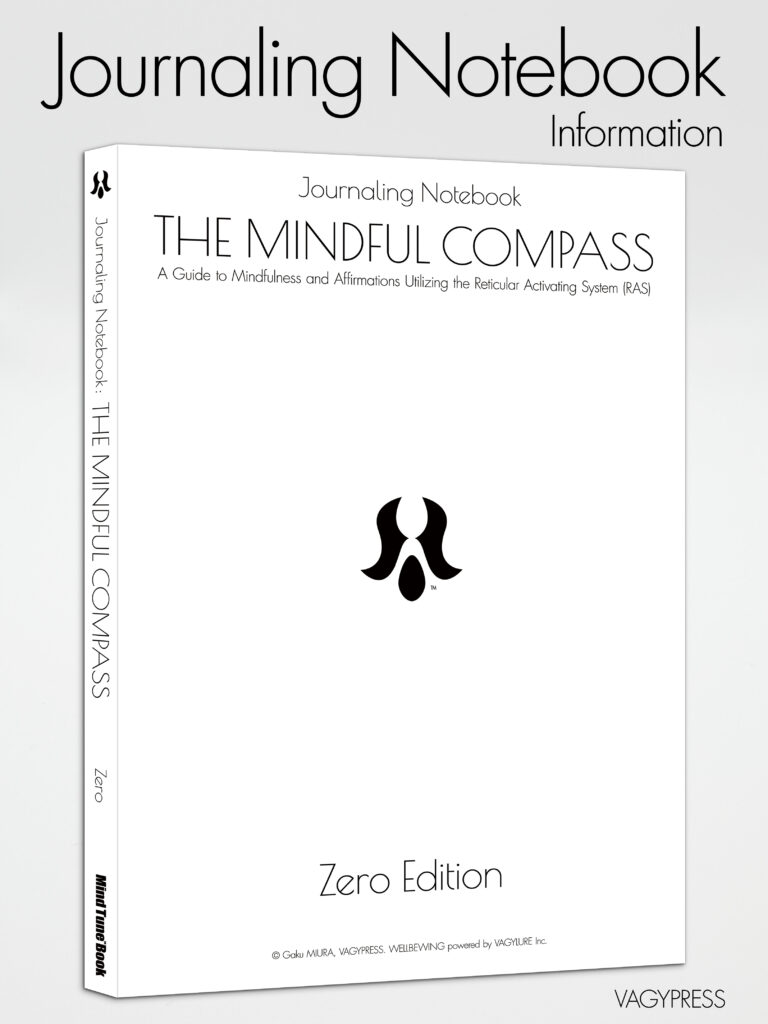 Journaling Notebook: THE MINDFUL COMPASS - A groundbreaking journaling tool backed by the neuroscientific principle of the Reticular Activating System (RAS).