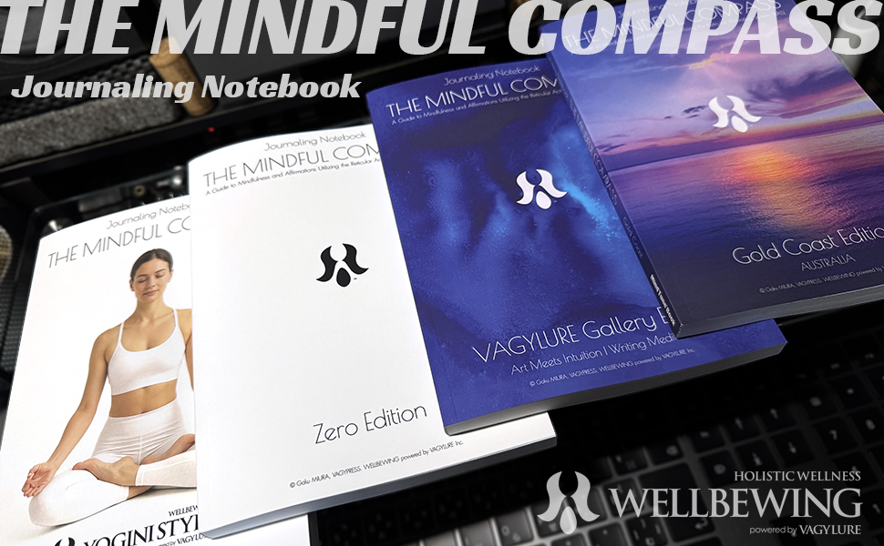 ジャーナリングノート・書く瞑想 ザ マインドフル コンパス：Journaling Notebook: THE MINDFUL COMPASS は、脳幹網様体賦活系（RAS）という脳科学的原理に裏付けられた、革新的なジャーナリングツールとしてリリース。